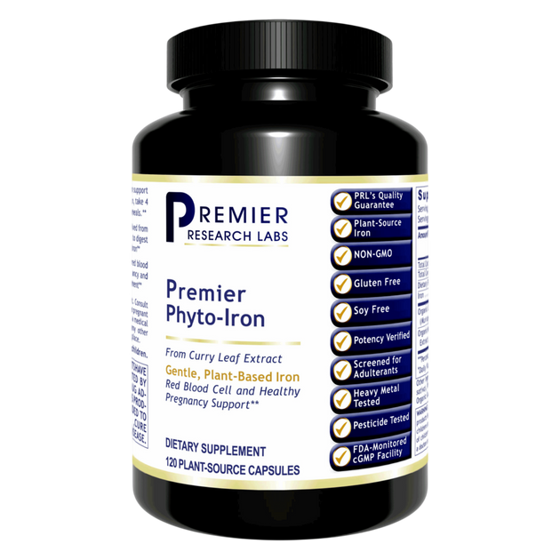 Premier Phyto-Iron, 120 Capsules , Brand_Premier Research Labs capsules Form_Capsules Requires Consultation Size_120 Capsules