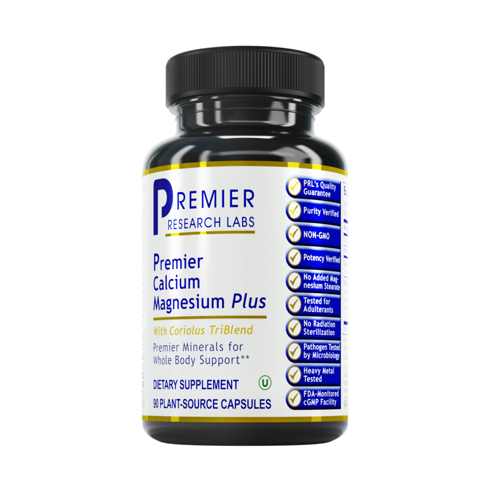 Premier Calcium Magnesium Plus, 90 Capsules , Brand_Premier Research Labs capsules Form_Capsules Requires Consultation Size_90 Capsules