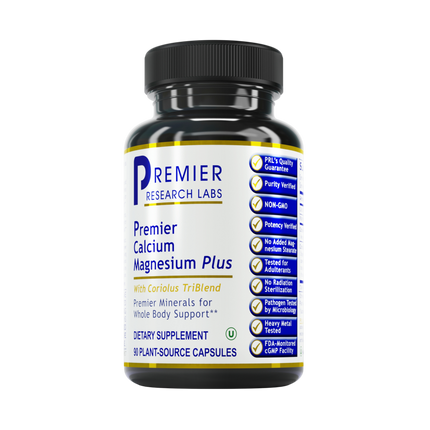 Premier Calcium Magnesium Plus, 90 Capsules , Brand_Premier Research Labs capsules Form_Capsules Requires Consultation Size_90 Capsules