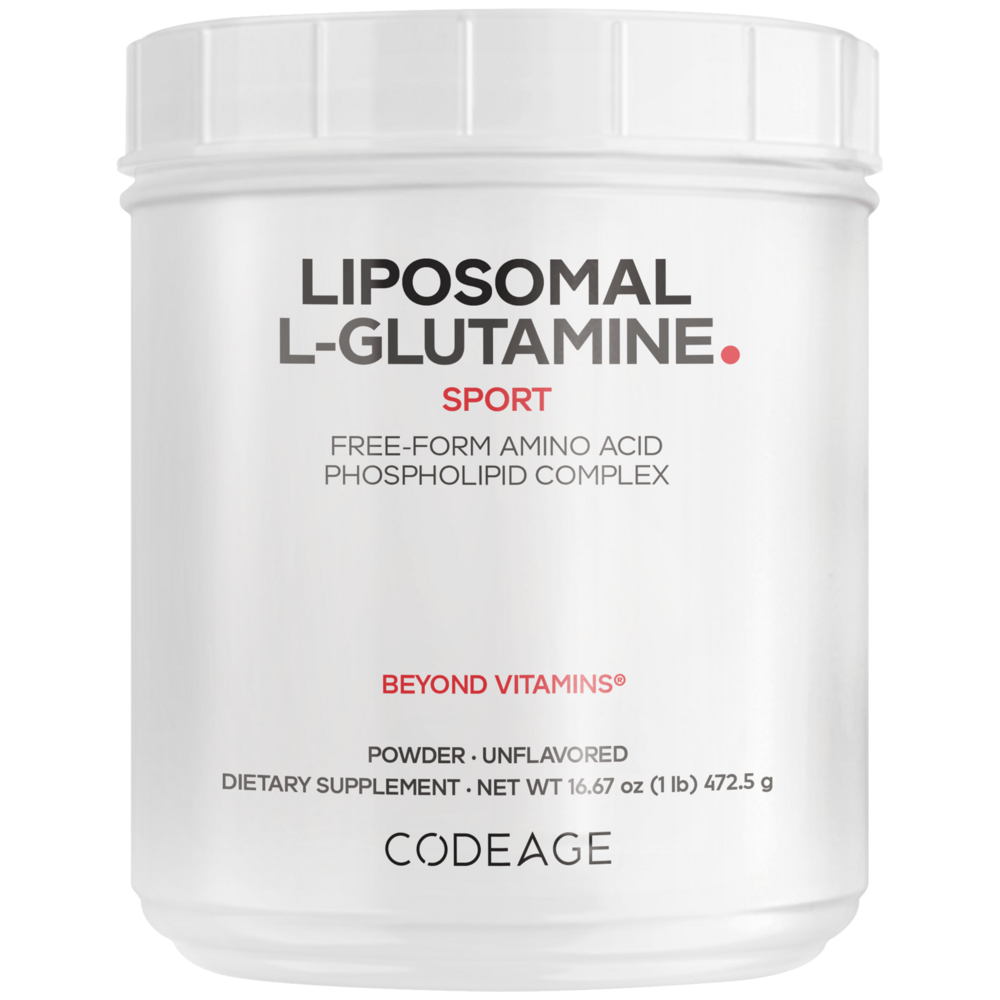 Liposomal L-Glutamine Powder, Unflavored, 1 lb Powder