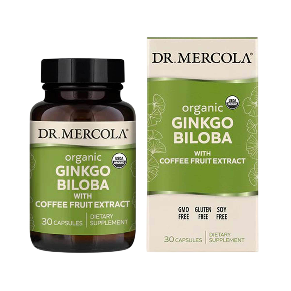 Organic Ginkgo Biloba, 30 Capsules