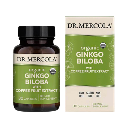 Organic Ginkgo Biloba, 30 Capsules