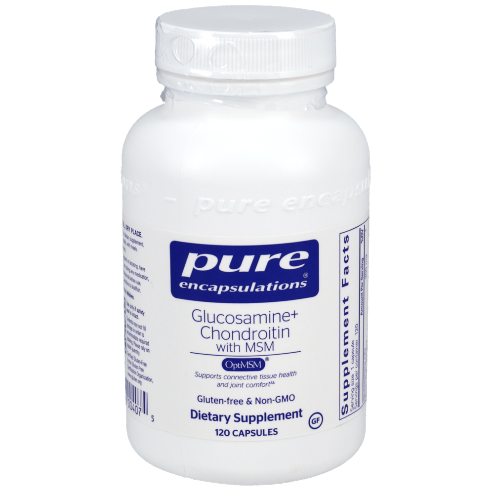 Glucosamine Chondroitin with MSM, 120 Capsules , Brand_Pure Encapsulations caps Emersons Form_Capsules Requires Consultation Size_120 Capsules