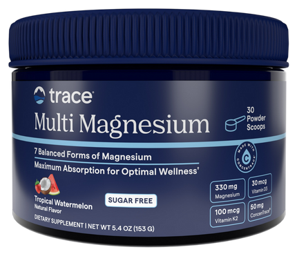 Multi Magnesium Powder, Tropical Watermelon, 153 g Powder