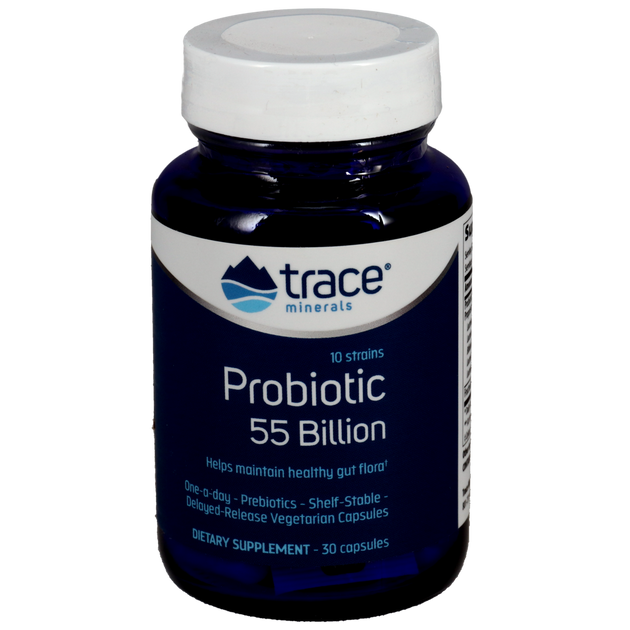 Probiotic 55 Billion, 30 Capsules , Brand_Trace Minerals Form_Capsules Size_30 Capsules