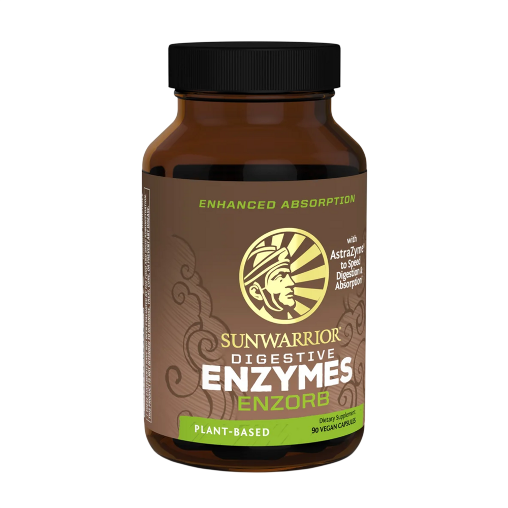 Enzorb Digestive Enzymes, 90 Capsules , Brand_Sunwarrior Form_Capsules Size_90 Capsules