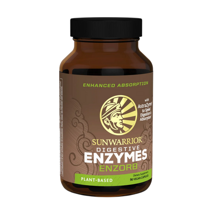 Enzorb Digestive Enzymes, 90 Capsules , Brand_Sunwarrior Form_Capsules Size_90 Capsules