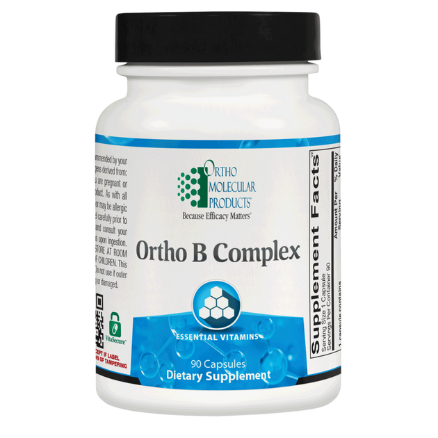 Ortho B Complex, 90 capsules , Brand_Ortho Molecular caps Form_Capsules Requires Consultation Size_90 Caps