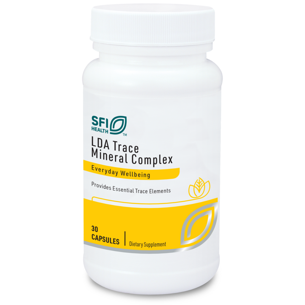 LDA Trace Mineral Complex, 30 Capsules