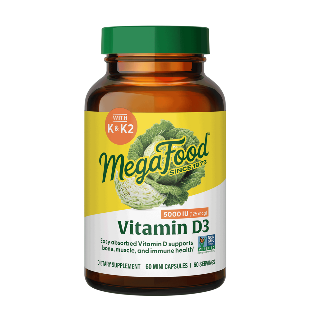 Vitamin D3 5000 IU, 60 Capsules