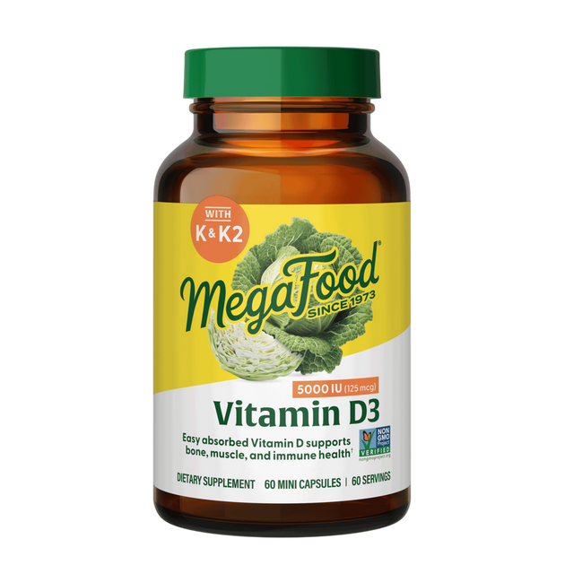 Vitamin D3 5000 IU, 60 Capsules