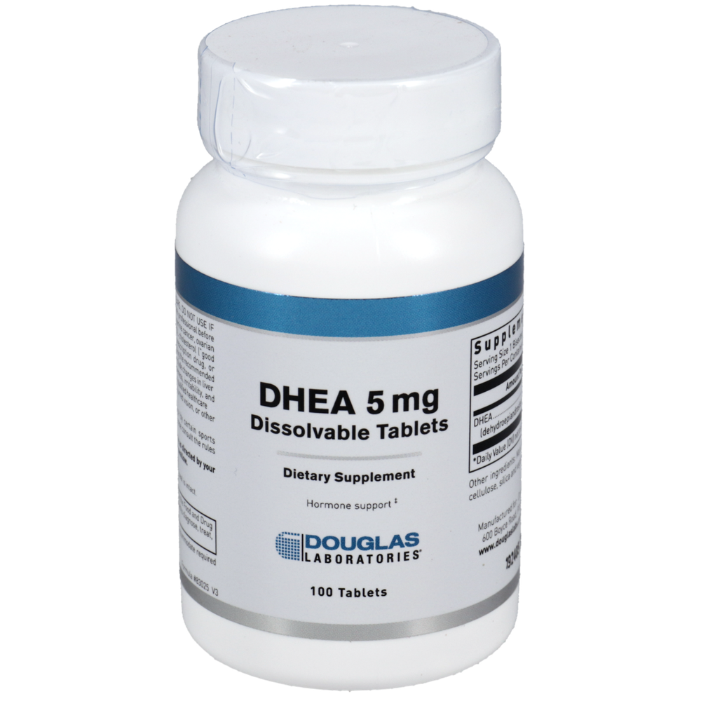 DHEA 5mg Dissolvable Tablets, 100 Tablets