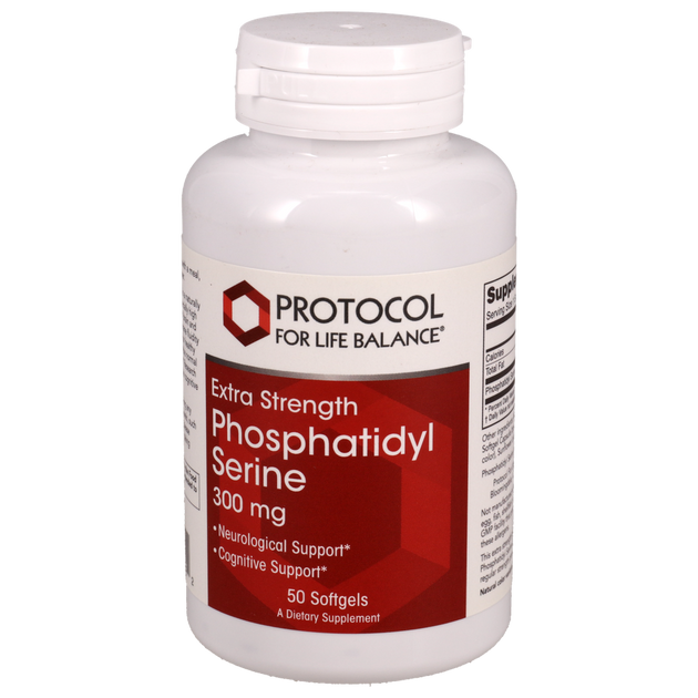 Phosphatidyl Serine 300mg, 50 Softgels , Brand_Protocol for Life Balance Form_Softgels Requires Consultation Size_50 Softgels softgels