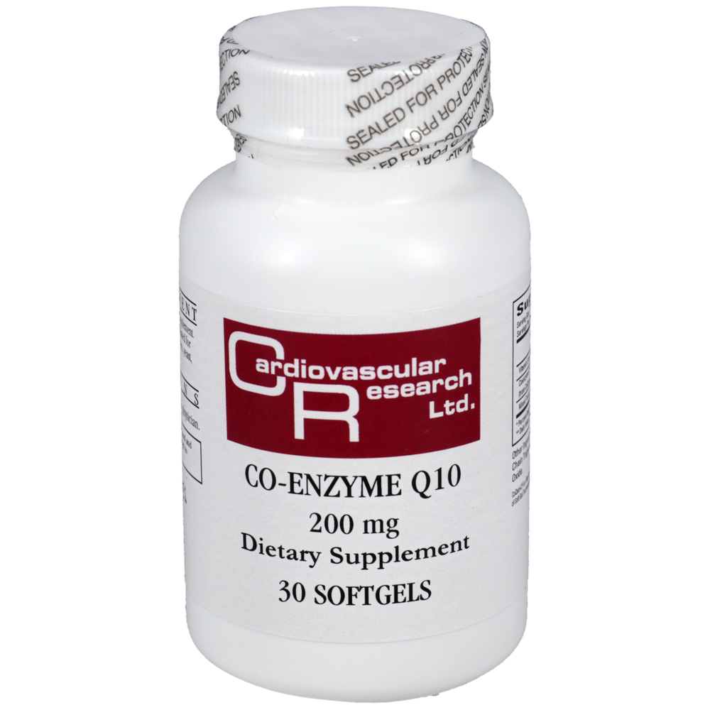 Co-Enzyme Q10 200mg, 30 Softgels