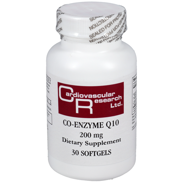 Co-Enzyme Q10 200mg, 30 Softgels