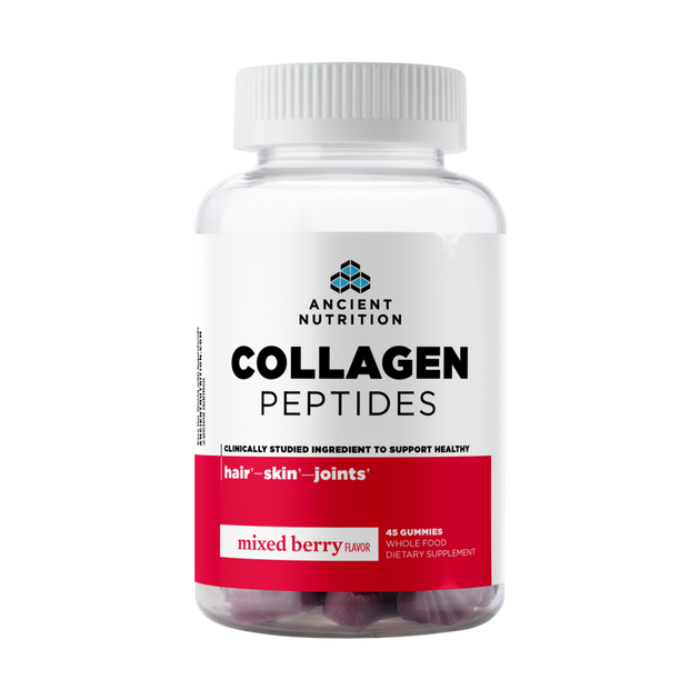 Ancient Nutrition Collagen Peptides Gummies, Mixed Berry - front