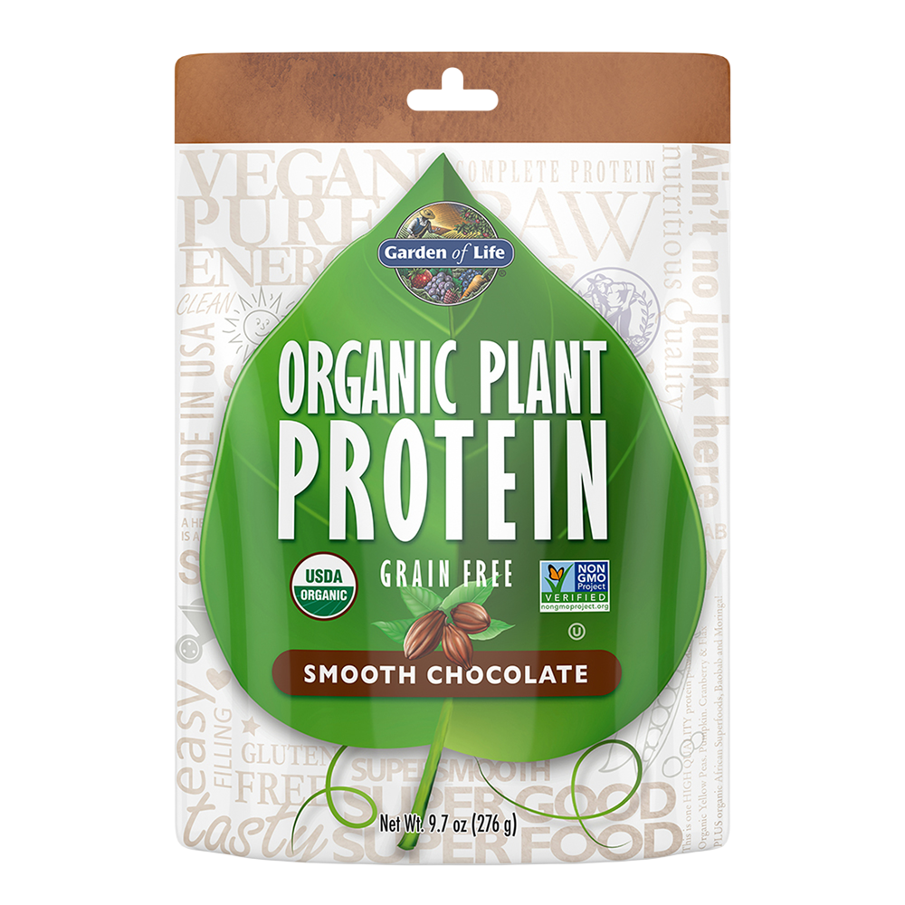 Organic Plant Protein Chocolate Powder, 276 g