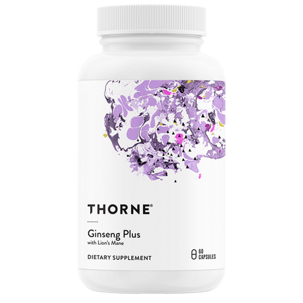 Ginseng Plus with Lion's Mane, 60 Capsules , Brand_Thorne Research Form_Capsules Size_60 Capsules