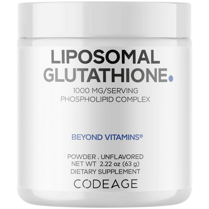 Liposomal Glutathione Powder 1000 mg, Unflavored, 63 g Powder