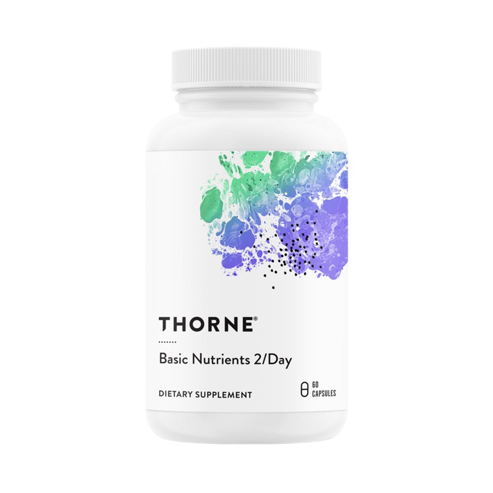 Basic Nutrients 2/Day - NSF Certified, 60 Capsules , Brand_Thorne Research Form_Capsules Size_60 Capsules