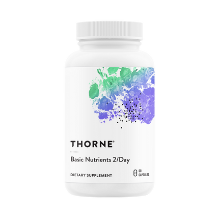 Basic Nutrients 2/Day - NSF Certified, 60 Capsules , Brand_Thorne Research Form_Capsules Size_60 Capsules