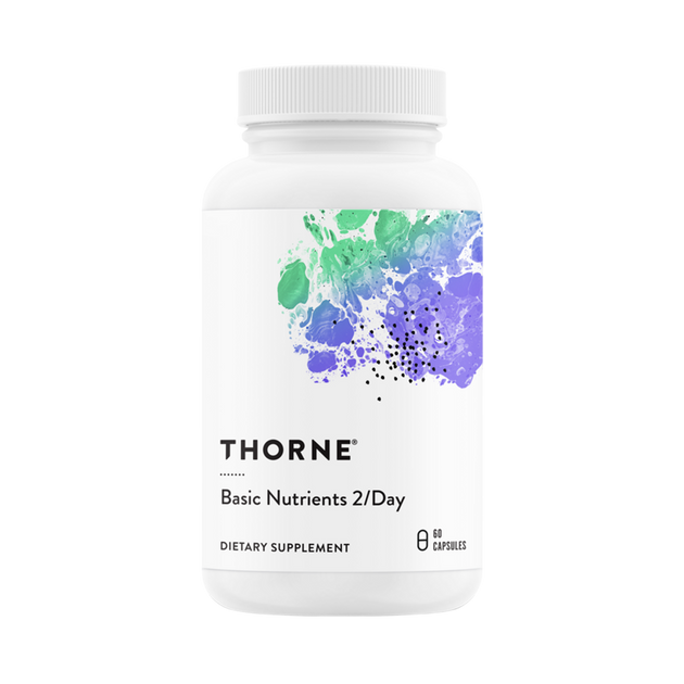Basic Nutrients 2/Day - NSF Certified, 60 Capsules , Brand_Thorne Research Form_Capsules Size_60 Capsules