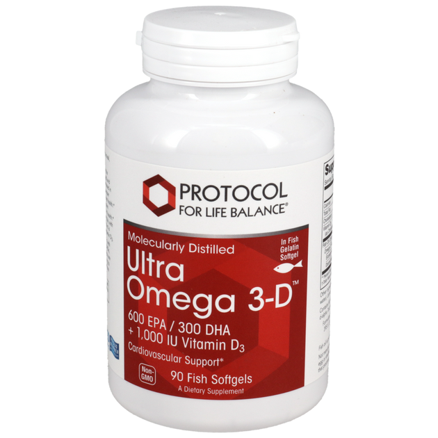 Ultra Omega 3-D, 90 Softgels , Brand_Protocol for Life Balance Form_Softgels Requires Consultation Size_90 Softgels softgels