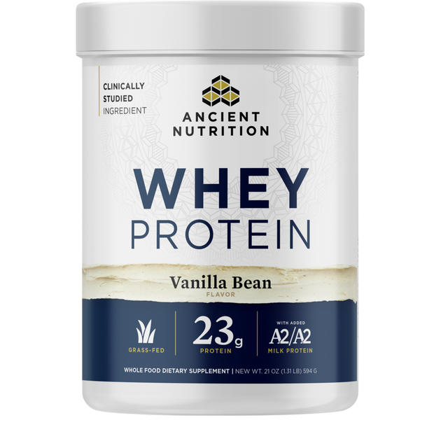 Ancient Nutrition Whey Protein Powder - Vanilla - front