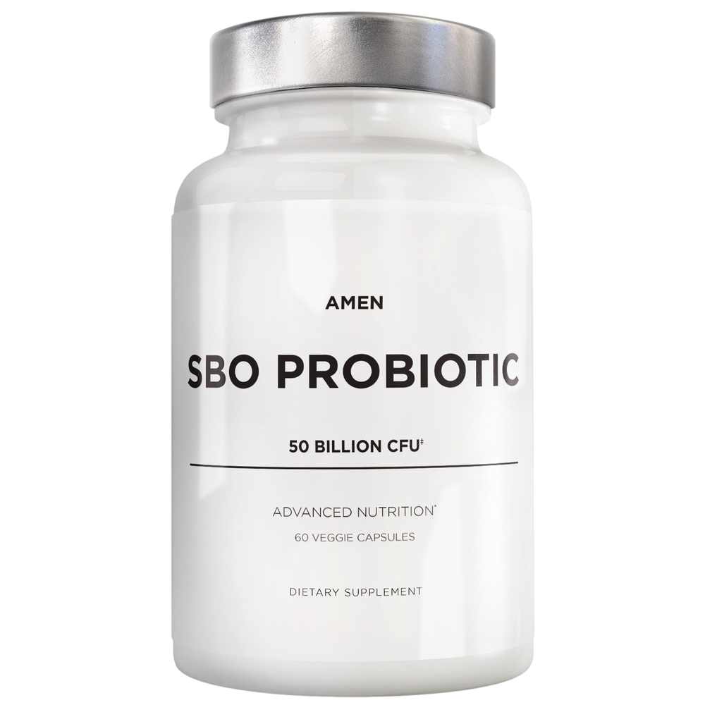 Amen SBO Probiotic 50 Billion CFU, 60 capsules — front