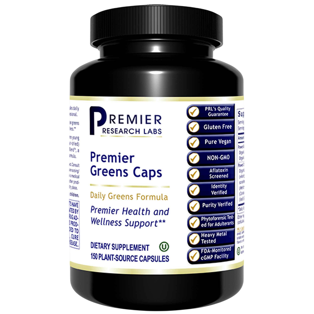 Premier Greens Caps, 150 Capsules , Brand_Premier Research Labs capsules Form_Capsules Requires Consultation Size_150 Capsules