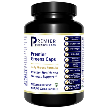 Premier Greens Caps, 150 Capsules , Brand_Premier Research Labs capsules Form_Capsules Requires Consultation Size_150 Capsules