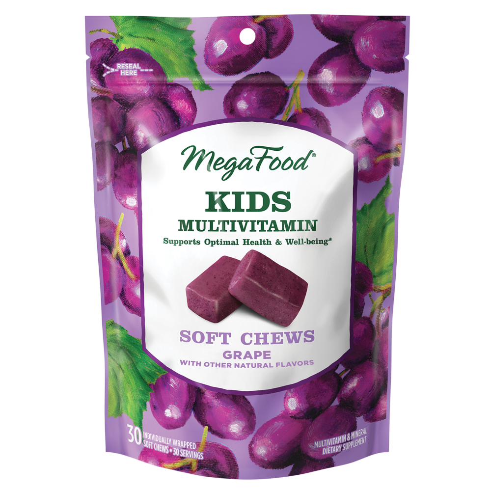 Kids Multi Soft Chew Grape, 30 Chewable Tablets
