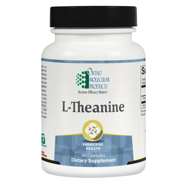 L-Theanine, 60 capsules , Brand_Ortho Molecular caps Form_Capsules Requires Consultation Size_60 Caps