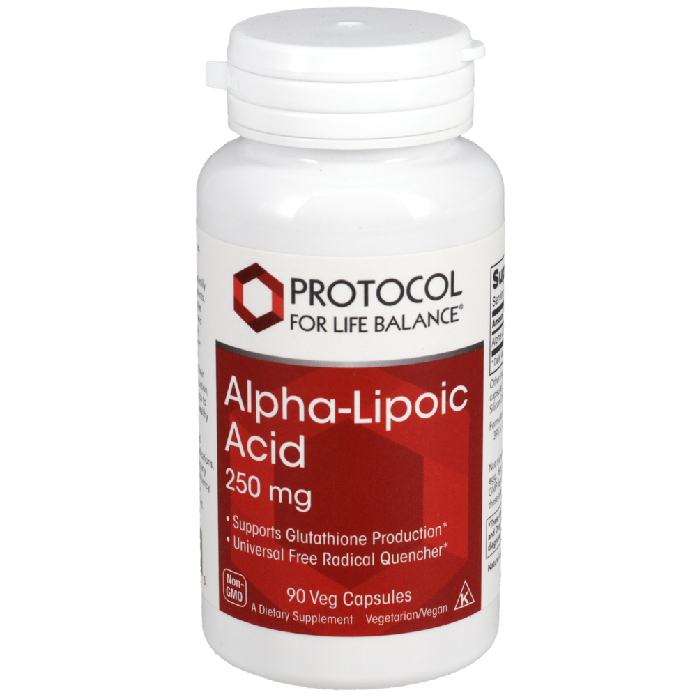 Alpha Lipoic Acid 250mg, 90 Capsules , Brand_Protocol for Life Balance capsules Form_Capsules Requires Consultation Size_90 Capsules