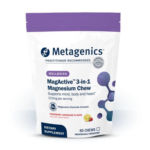 MagActive™ 3-in1 Magnesium Chew, Raspberry Lemonade Flavor, 60 Chewables , Form_Chewables