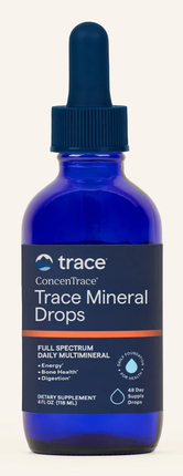 Concentrace Trace Mineral Drops - Glass, 118 mL Liquid