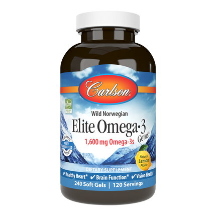 Elite Omega 3 Gems, 240 Softgels