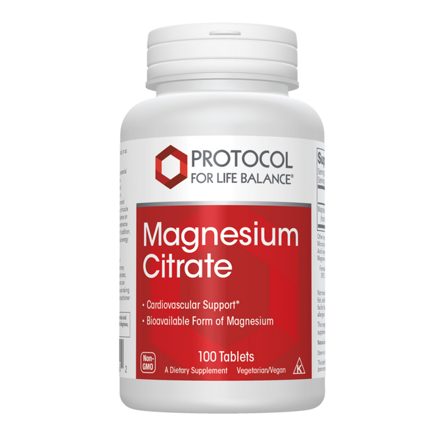Magnesium Citrate Tablets, 100 Tablets , Brand_Protocol for Life Balance Form_Tablets Requires Consultation Size_100 Tablets tablets