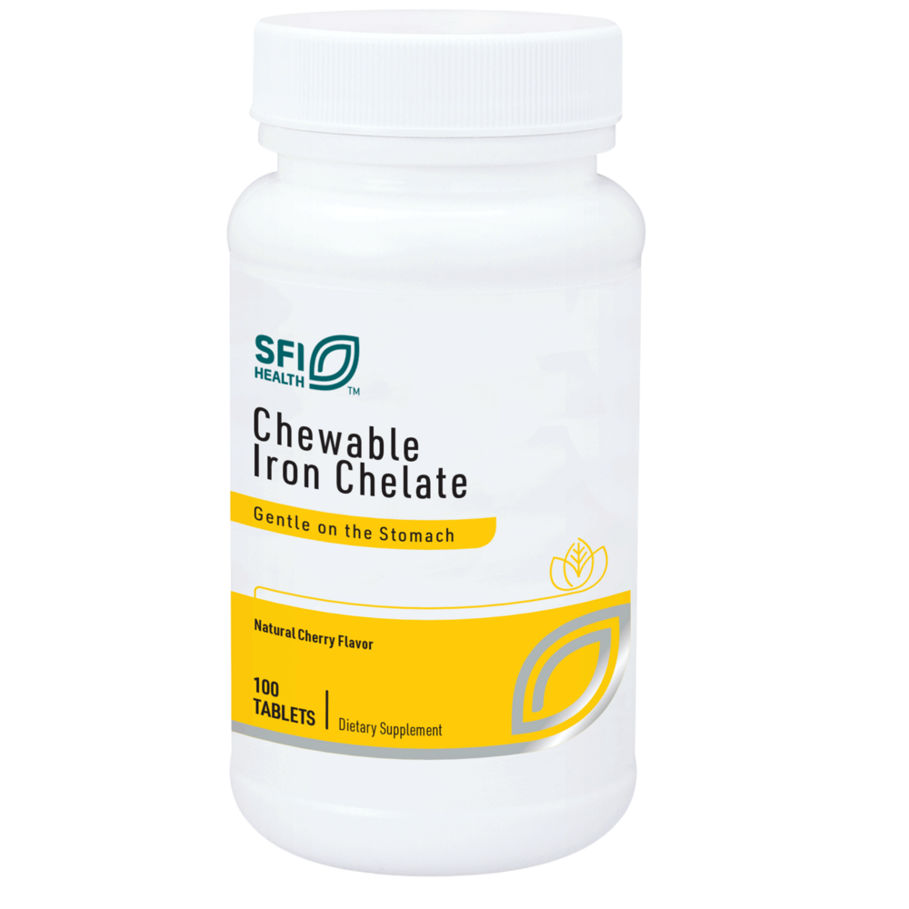 Chewable Iron Chelate, 100 Chewable Tablets