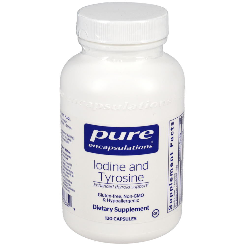 Iodine & Tyrosine, 120 Capsules , Brand_Pure Encapsulations caps Emersons