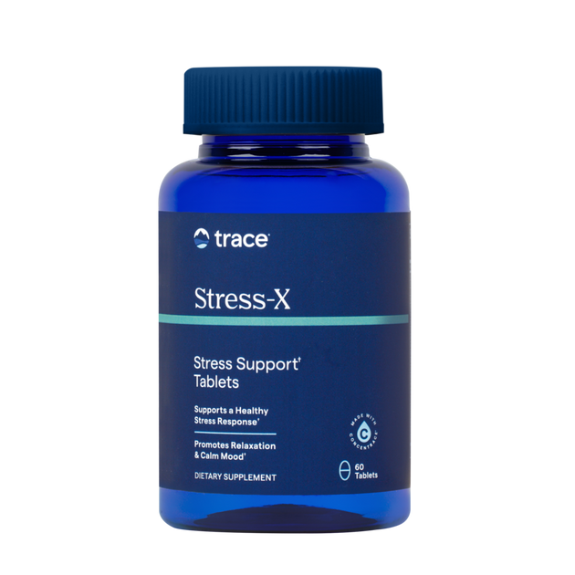 Stress-X, 60 Tablets , Brand_Trace Minerals Form_Tablets Size_60 Tablets
