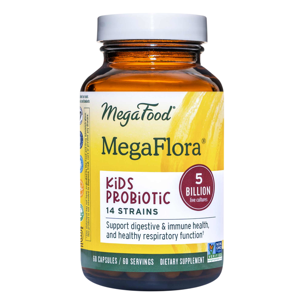 MegaFlora® Kids Probiotic, 60 Capsules