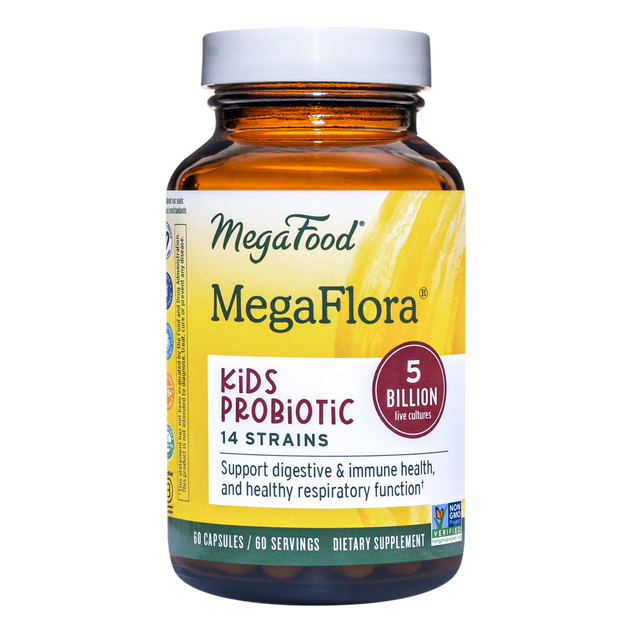 MegaFlora® Kids Probiotic, 60 Capsules , Form_Capsules