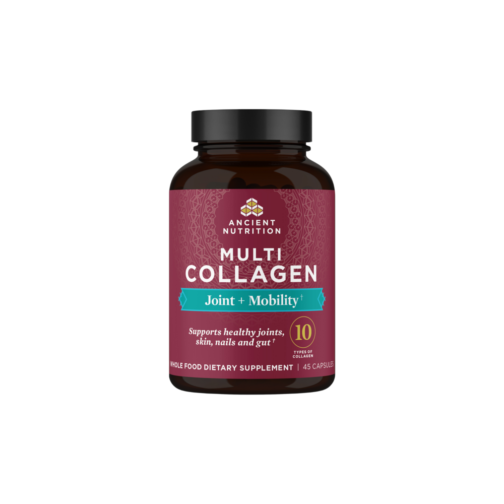 Ancient Nutrition Multi Collagen Capsules Joint + Mobility - front