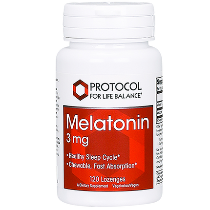 Melatonin 3mg, 120 Lozenges , Brand_Protocol for Life Balance Form_Lozenges lozenges Requires Consultation Size_120 Lozenges