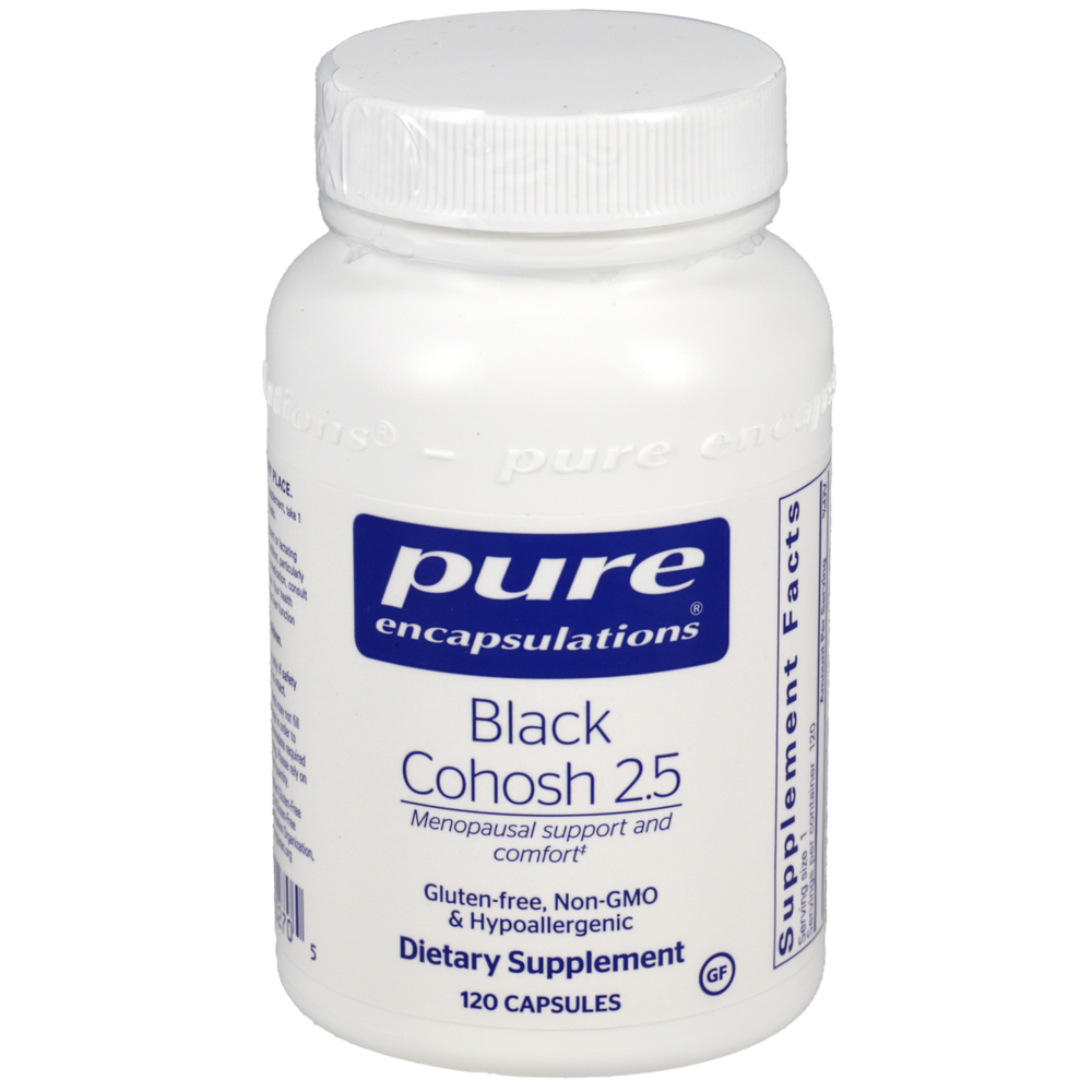 Black Cohosh 2.5, 250 mg, 120 Capsules , Brand_Pure Encapsulations caps Emersons Form_Capsules Requires Consultation Size_120 Capsules
