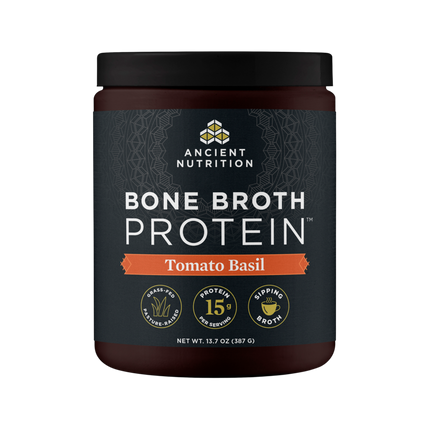 Ancient Nutrition Bone Broth Protein Tomato Basil - front