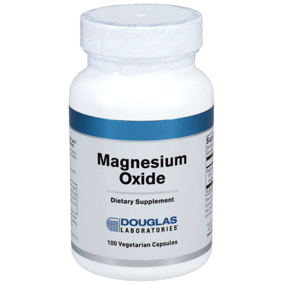 Magnesium Oxide, 100 Capsules