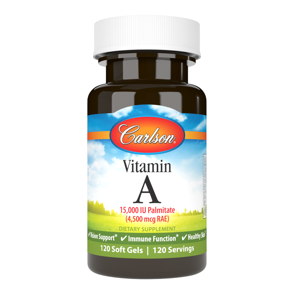 Vitamin A Palmitate 15000IU, 120 Softgels
