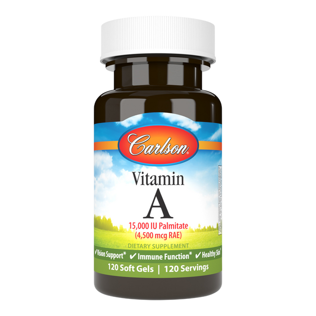 Vitamin A Palmitate 15000IU, 120 Softgels